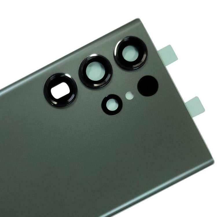 Back Glass Cover With Camera Lens Housing Door Replacement For Samsung Galaxy S23 Ultra 5G (Green) - Best Cell Phone Parts Distributor in Canada, Parts Source Back Glass Cover With Camera Lens Housing Door Replacement For Samsung Galaxy S23 Ultra 5G (Green) - Best Cell Phone Parts Distributor in Canada, Parts Source